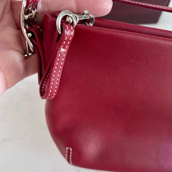Coach Red Leather Mini Bag - Picture 3 of 11